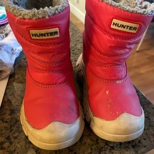Hunter boots- good used condition- toddler size 6